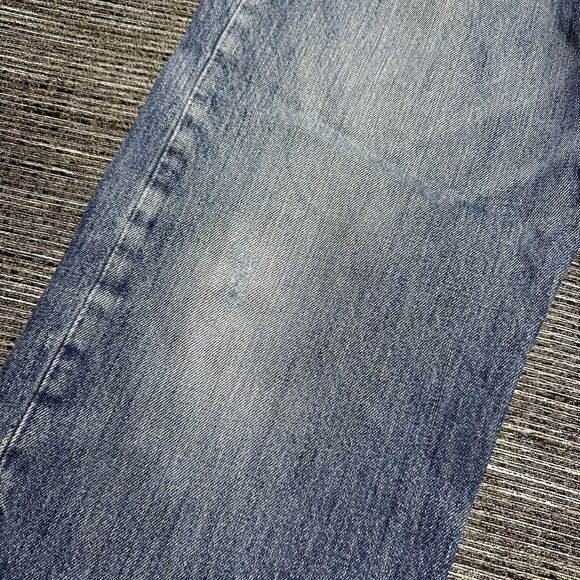 Levi's Jeans Men's Size 36x32 Blue Vintage Button Fly Colombia Straight Cut Off - Picture 6 of 16